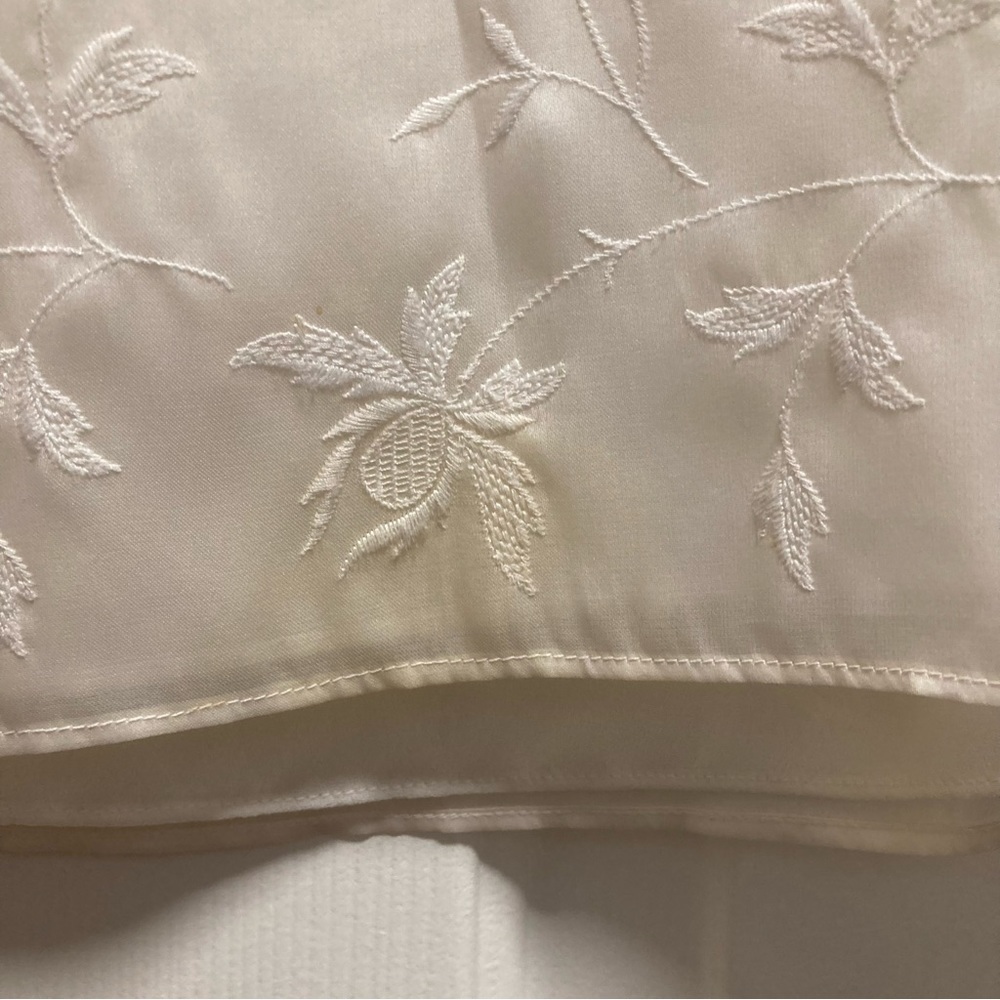 Vintage 100% Silk Embroidered Cream Blazer and Tank Set - Rena Rowan 4P - Picture 8 of 14